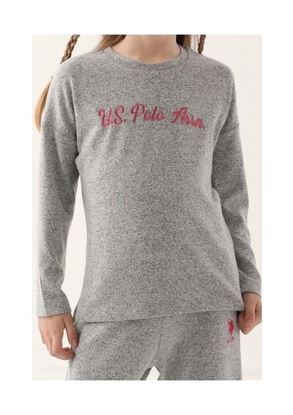 Brillant Gri Kız Çocuk Eşofman Takımı