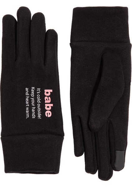 Siyah Yazı Detaylı Eldiven 198993-900