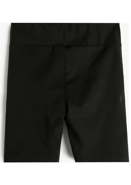 Kısa Tayt Renk Bloklu Beli Lastikli indirimleri