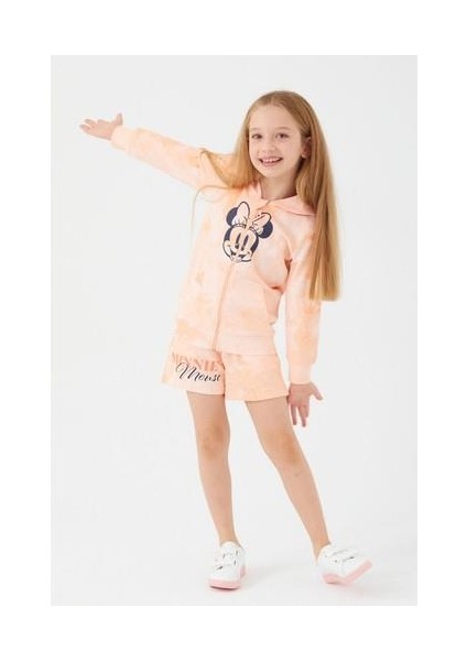 Sweet Açık Turuncu Mouse Açık Mavi Kız Çocuk Şort Takım fırsatları