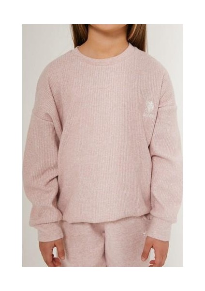 Line Pembe Kız Çocuk Eşofman Takımı