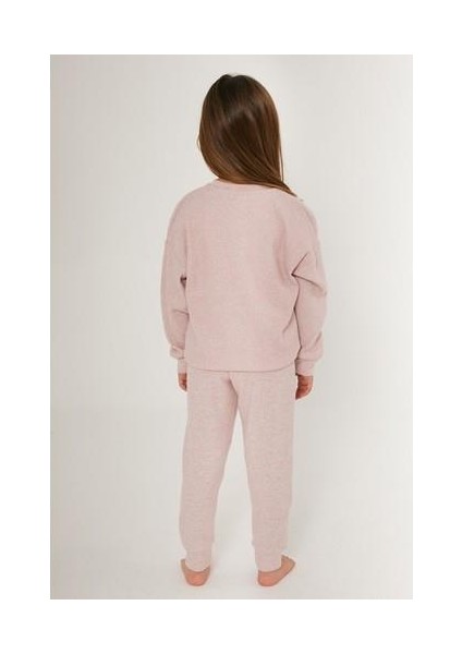 Line Pembe Kız Çocuk Eşofman Takımı