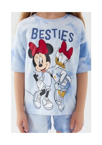 Besties Mavi Kız Çocuk Şort Takım indirimleri
