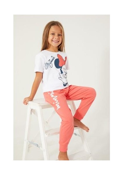 D4781-3 Kız Çocuk Pijama Beyaz indirimleri