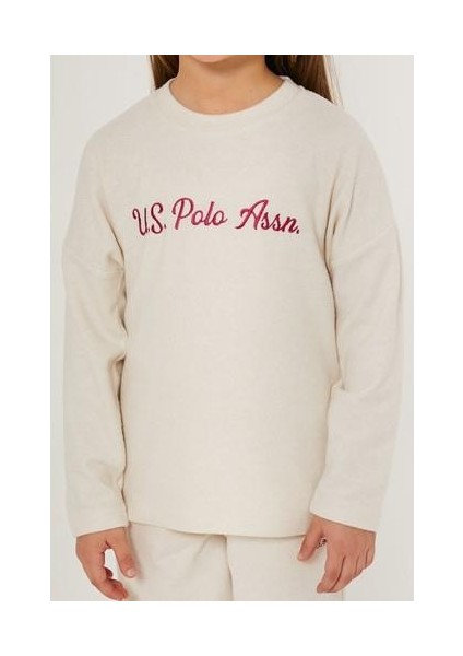 Shine Beyaz Kız Çocuk Eşofman Takımı