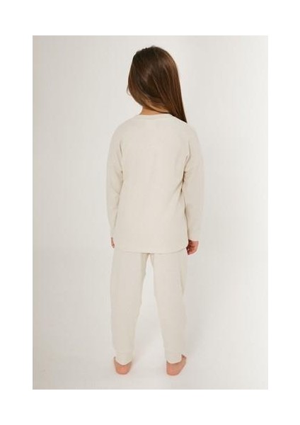 Shine Beyaz Kız Çocuk Eşofman Takımı