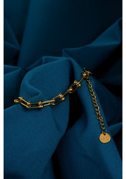 Iki Ucu Toplu Iç Içe Geçmiş Kadın Çelik Bileklik modelleri