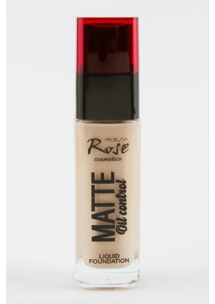 Allzey Rose Matte Şişe Fondoten-2