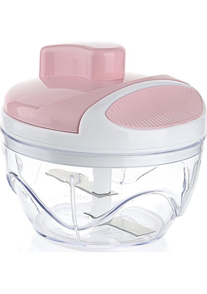 Pratik Pembe Plastik Yiyecek Doğrayıcı Handy Rondo, Kolay Kullanım ve Temizlik