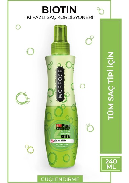 Biotin Çift Fazlı Saç Kondisyoner Fön Suyu 240 ml