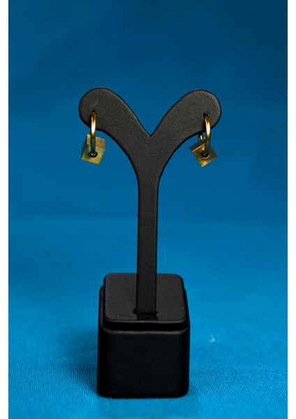 Küp Figürlü Halka Model Çiftlli Kadın Çelik Küpe modelleri