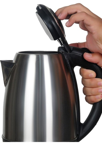 Şık Metalik Kettle, Dayanıklı ve Modern Tasarım, Pratik Kullanım. fiyatları