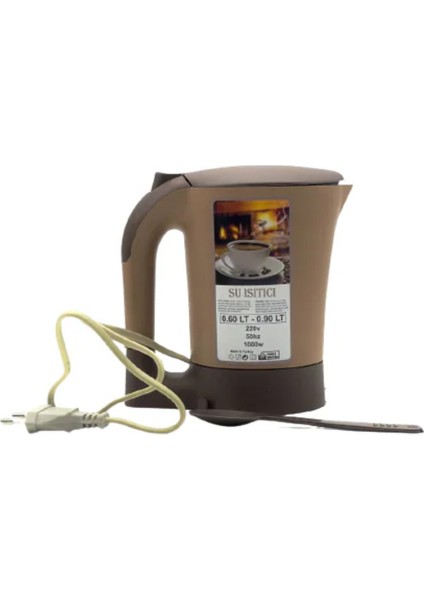 Mini Elektrikli Su Isıtıcı ve Kahve Makinesi, 0.90 Lt, Çok Renkli