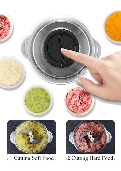 4 Bıçaklı 2l Cam Hazneli Doğrayıcı Rondo, Güçlü ve Şık Tasarım modelleri