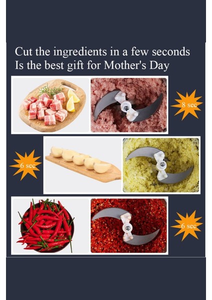 4 Bıçaklı 2l Cam Hazneli Doğrayıcı Rondo, Güçlü ve Şık Tasarım indirimleri