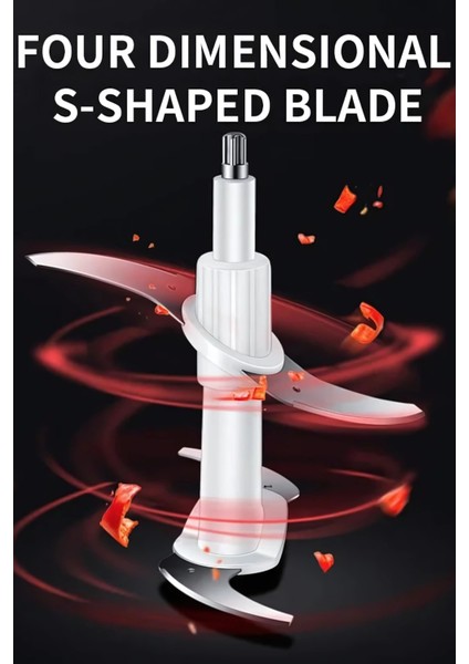 4 Bıçaklı 2l Cam Hazneli Doğrayıcı Rondo, Güçlü ve Şık Tasarım