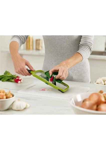 Çok Renkli Çok Amaçlı Mutfak Mandolin ve Sebze Kesici, 3 Dilimli fırsatları