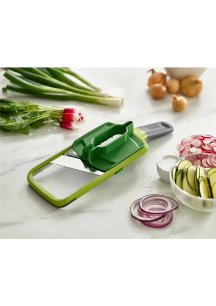 Çok Renkli Çok Amaçlı Mutfak Mandolin ve Sebze Kesici, 3 Dilimli indirimleri