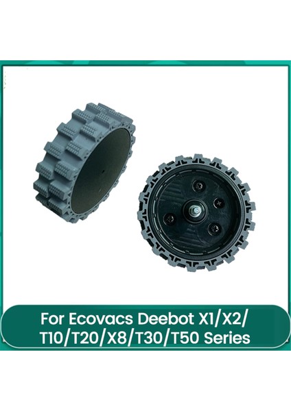 Ecovacs Deebot X1/X2/T10/T20/X8/T30/T50 Serisi Elektrikli Süpürge Aksesuarları Için 2 Adet Sürüş Tekerleği (Yurt Dışından)