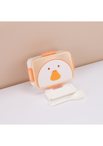 Sevimli Karikatür Öğrenci Mühürlü Öğle Yemeği Kutusu (Yurt Dışından)