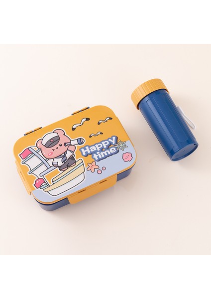 Mikrodalgada Kullanılabilen, Bölmeli, Açılır Kapanır Kapaklı Öğrenci Beslenme Çantası (Yurt Dışından)