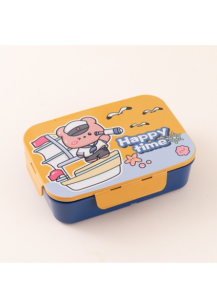 Mikrodalgada Kullanılabilen, Bölmeli, Açılır Kapanır Kapaklı Öğrenci Beslenme Çantası (Yurt Dışından)