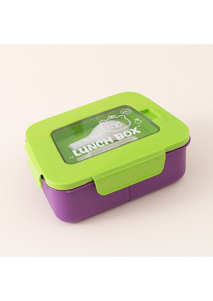 Yaratıcı Araba Öğrenci Beslenme Çantası Mikrodalgada Kullanılabilir Artı Isı Sofra Takımı (Yurt Dışından)