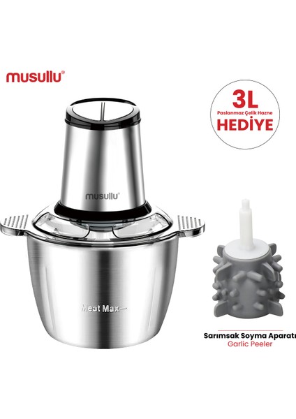 3 Lt Doğrayıcı, 6 Bıçak, Dayanıklı ve Pratik Kullanım modelleri