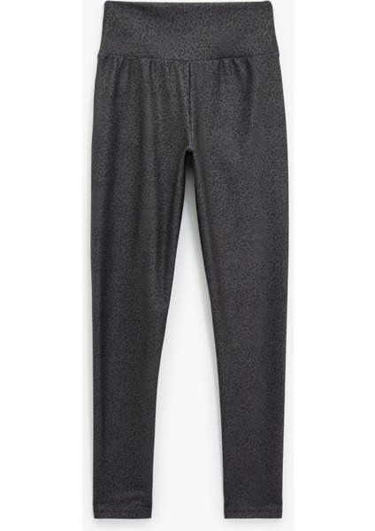 Yüksek Bel Leopar Desenli Spor Tayt fiyatları