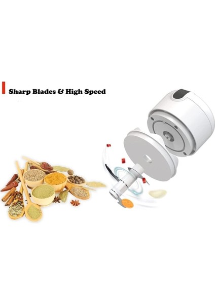 Renkli Mini El Rondosu, Çelik Bıçaklı, 250 Ml, Pratik ve Şık Tasarım fiyatları