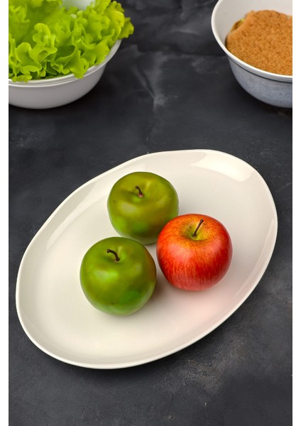 Seashell Porselen 36 cm Oval Kayık Tabak