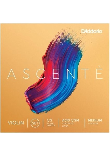 Daddarıo A310 1/2m Keman Tel Seti, Ascente, Medıum