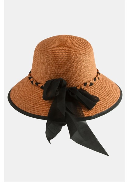 Allzey Fiyong Örgülü Hasır Şapka-Kiremit fiyatları