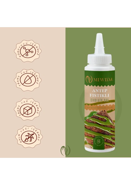 Antep Fıstıklı Çikolata Sos - Pratik Waffle modelleri