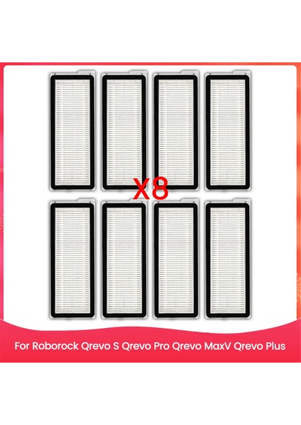 Roborock Qrevo S, Qrevo Pro, Qrevo Maxv, Qrevo Plus, Robot Süpürge ve Filtre Aksesuarları Kiti Için Yedek Hepa Filtresi (Yurt Dışından)