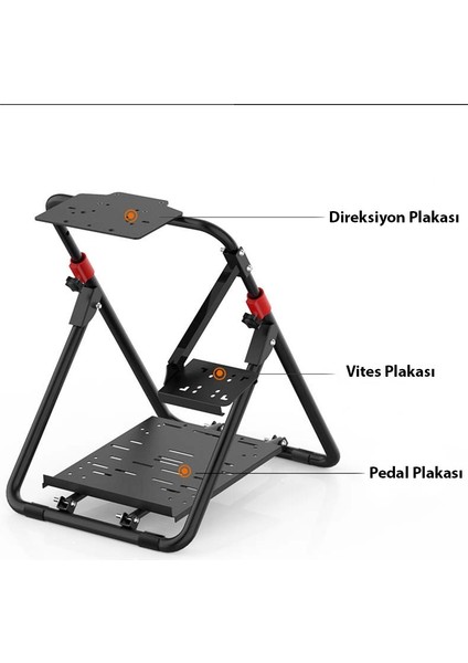 A9 Yarış Direksiyonu Standı (G25/G27/G29/G920/G923) Uyumlu PXN-V10/V900 Destekli,Katlanabilir modelleri