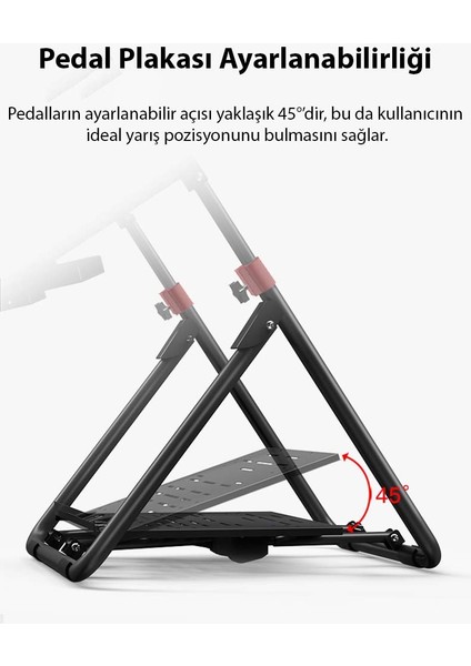A9 Yarış Direksiyonu Standı (G25/G27/G29/G920/G923) Uyumlu PXN-V10/V900 Destekli,Katlanabilir fırsatları