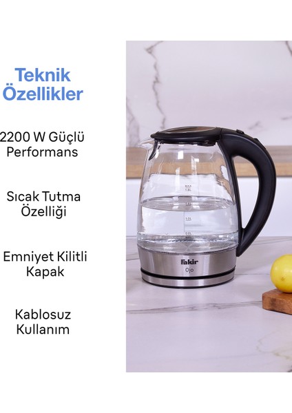Gri Cam Su Isıtıcı, Pratik ve Şık Tasarım, Renkli Seçenekler modelleri
