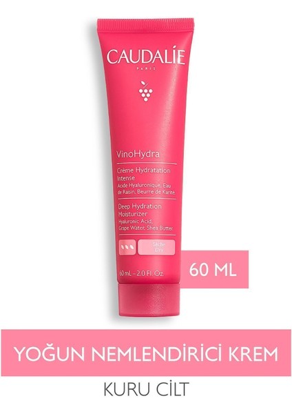 Caudalie Vinohydra Crème Hydratation Intense 60 ml