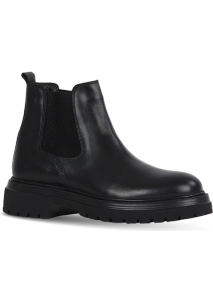 Siyah Bambi Deri Erkek Düz Bot 34MB22508 34MB22508 fiyatları
