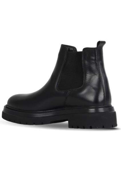 Siyah Bambi Deri Erkek Düz Bot 34MB22508 34MB22508 fırsatları