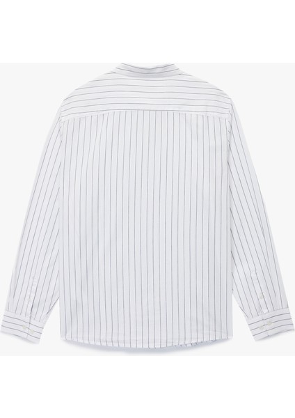 Regular Fit Uzun Kollu Düğmeli Klasik Yaka Pamuklu Gömlek fiyatları