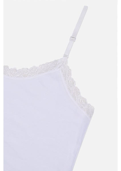 Kadın 2'li Ip Askılı Dantelli - Ayar Halkalı Atlet