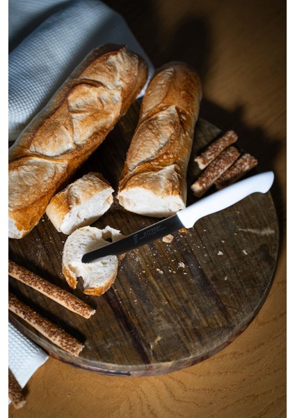 Beyaz Sebze Bıçağı – Tırtıklı, 22 Cm, Paslanmaz Alman Çeliği, Ergonomik Sap (Tekli) fiyatları