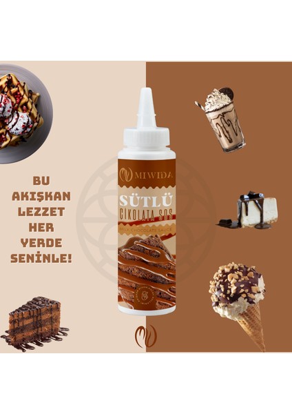 Sütlü Çikolata Sos - Pratik Waffle, Pankek, modelleri
