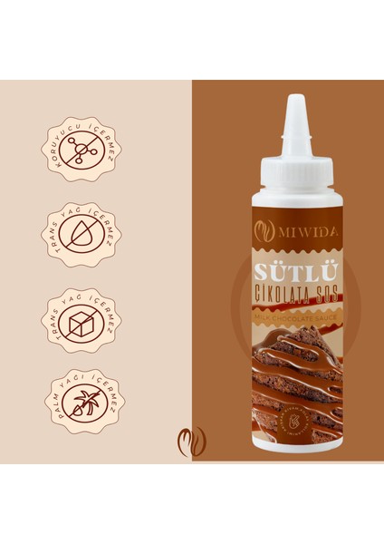 Sütlü Çikolata Sos - Pratik Waffle, Pankek, fırsatları