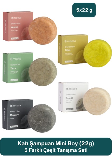 Mini Boy Beşli Katı Şampuan Deneme Seti
