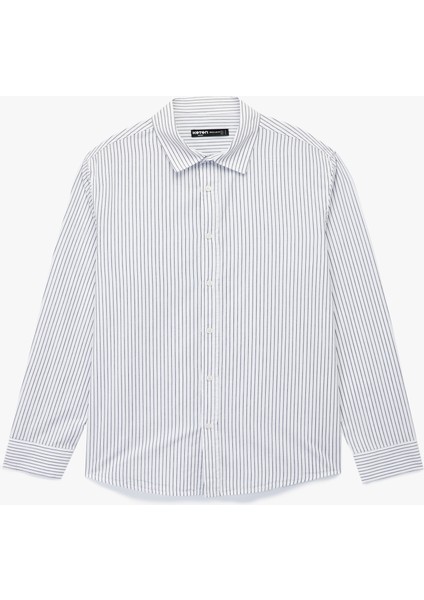 Regular Fit Klasik Yaka Pamuklu Uzun Kollu Gömlek