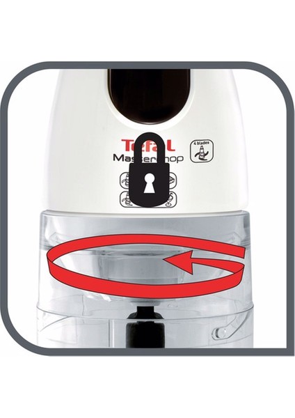 4 Bıçaklı Rondo ve Doğrayıcı 500 W, Çok Renkli, Pratik ve Şık Tasarım indirimleri