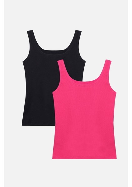 Kadın 2'li Kalın Askılı Kaşkorse Atlet